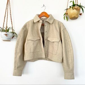H&M Oversized Cropped Jacket